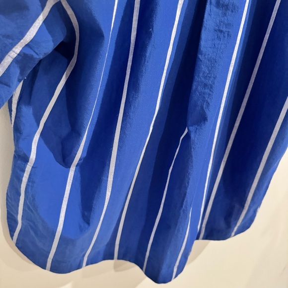 NWT Madewell Oversized Boxy Button-Up Poplin Shirt in Pure Blue, Size S - Picture 14 of 14